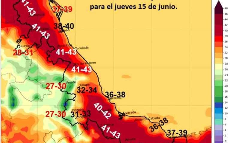4 muertos por ola de calor en Veracruz